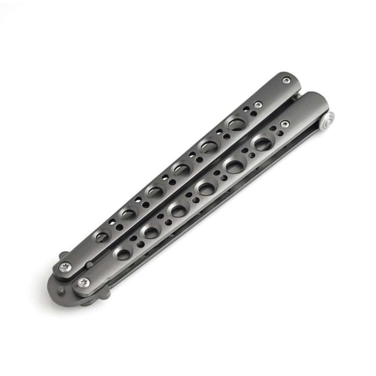 Luxury Gray Practice Knife Trainer (No Offensive Blade) - $23.95