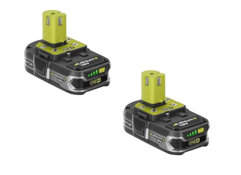 Ryobi P107 18-Volt Li-Ion Battery (2 Pack In Bulk Package) - $81.95