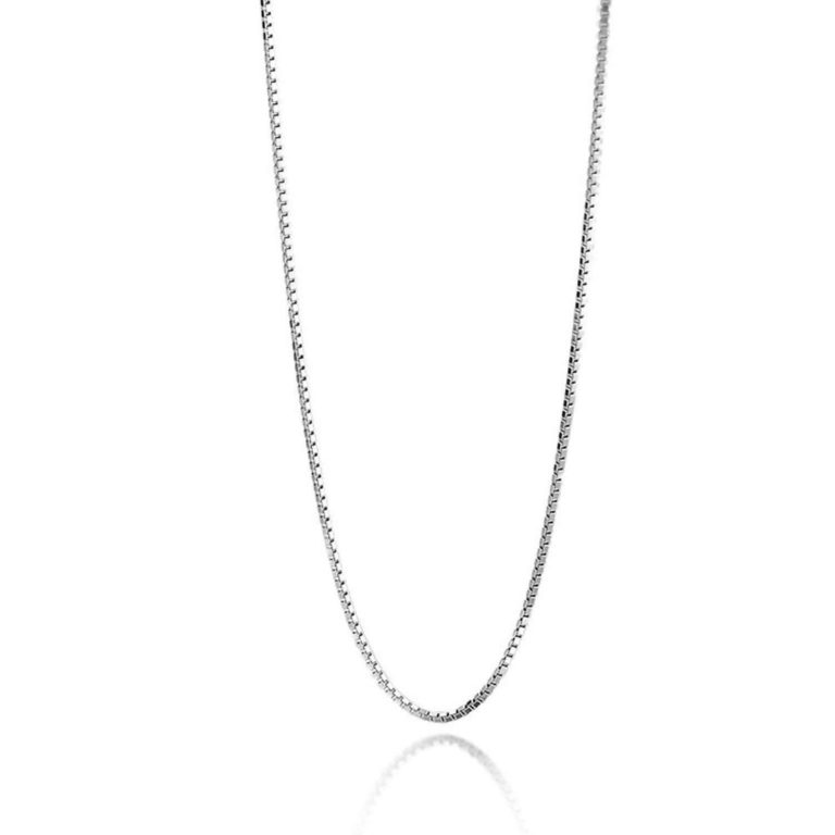Trusuper Titanium Stainless Steel Cable Box Chain Necklace 1.4Mmsliver (18" -.. - $13.95
