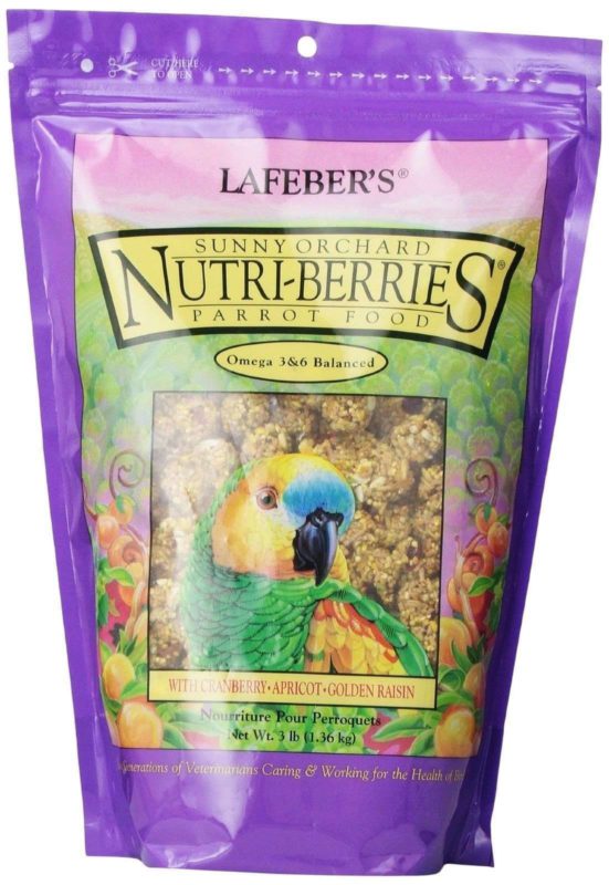 Lafeber's Gourmet Sunny Orchard Nutri-Berries For Parrots 3-Pound Bag - $24.95