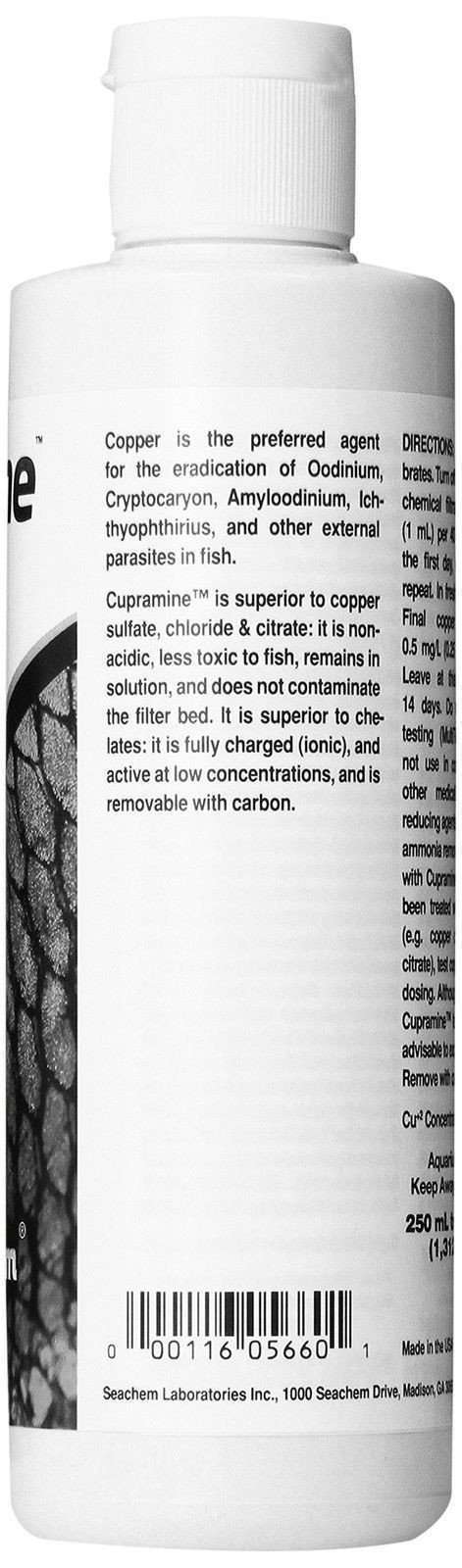Seachem Cupramine Copper 250Ml - $17.95