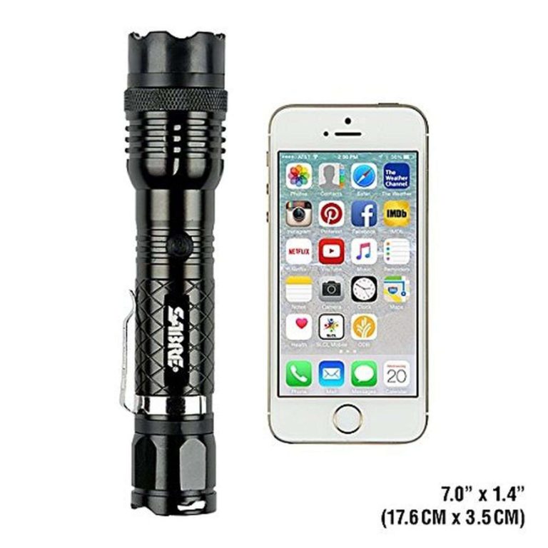 Sabre Tactical Stun Gun With Led Flashlight - Extremely Strong Pain-Inducing .. - $44.95