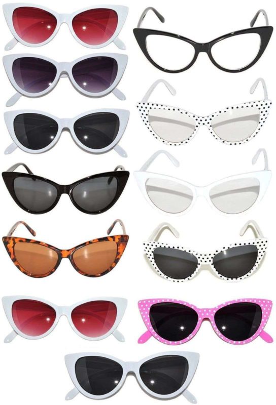 Stylish Fashion Vintage Cat Eye Sunglasses Uv Protection Pc Lens - $32.95