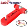 Safethammer Seatbelt Cutter Window Breaker For Car Emergency Kit (Pack Of 2) - $17.95