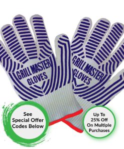 Grill Master 932F Heat Resistant Oven Gloves - En407 Certified Grilling Glove.. - $24.95