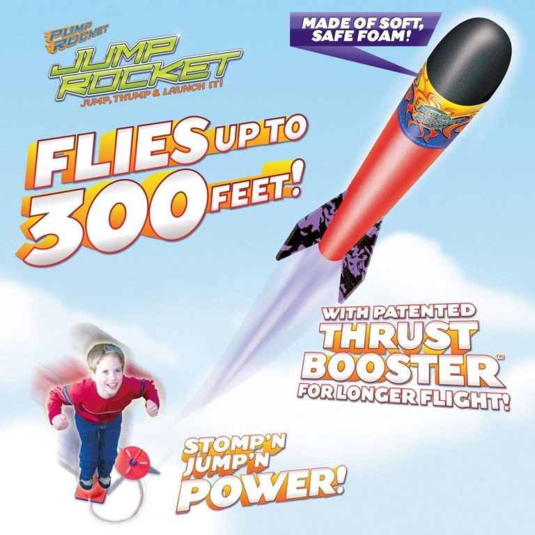 Original Geospace Jump Rocket - Launcher And 3 Rocket Set - $19.95