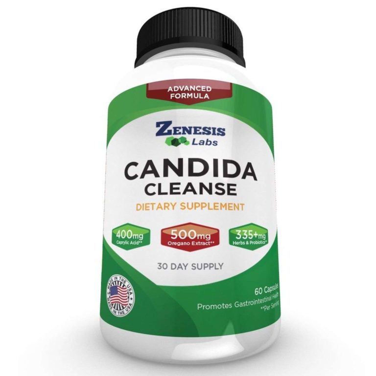 Candida Cleanse Detox Caprylic Acid Supplement - 60 Capsules - For Yeast Infe.. - $18.95