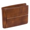 Dockers Mens Leather Extra Capacity Slimfold Bifold Wallet Cognac - $20.95