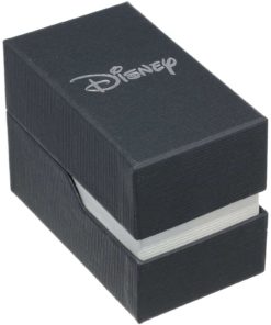 Disney Men's W001868 Mickey Mouse Silver-Tone Watch With Black Band - $28.95