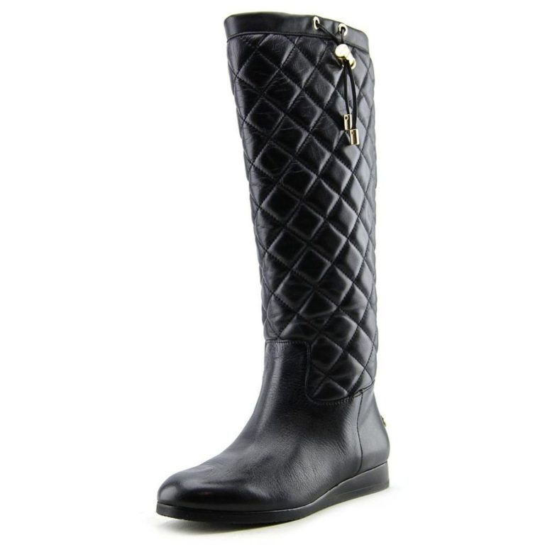 Michael Michael Kors Women's Lizzie Quilted-Leather Boots Black 5 B(M) Us - $128.95