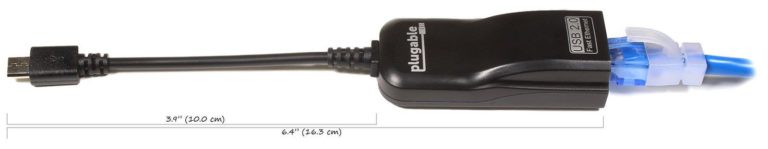 Plugable Usb 2.0 Otg Micro-B To 10/100 Fast Ethernet Adapter For Windows Tabl.. - $18.95