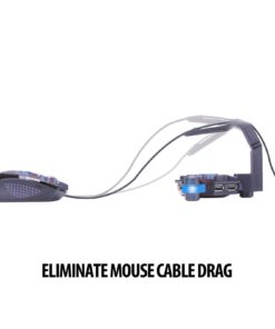 Enhance Gaming Mouse Bungee & Active 2.0 Usb Hub For Cord Management With Fle.. - $24.95