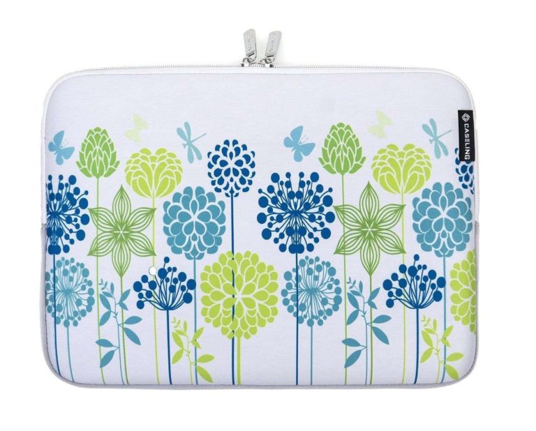 Caseling 14-Inch Neoprene Sleeve Pouch Case Bag For Laptop - Blue/ Green - $18.95