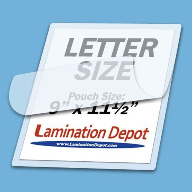 3 Mil Clear Letter Size Thermal Laminating Pouches 9 X 11.5 Qty 100 (Unv84622) - $17.95