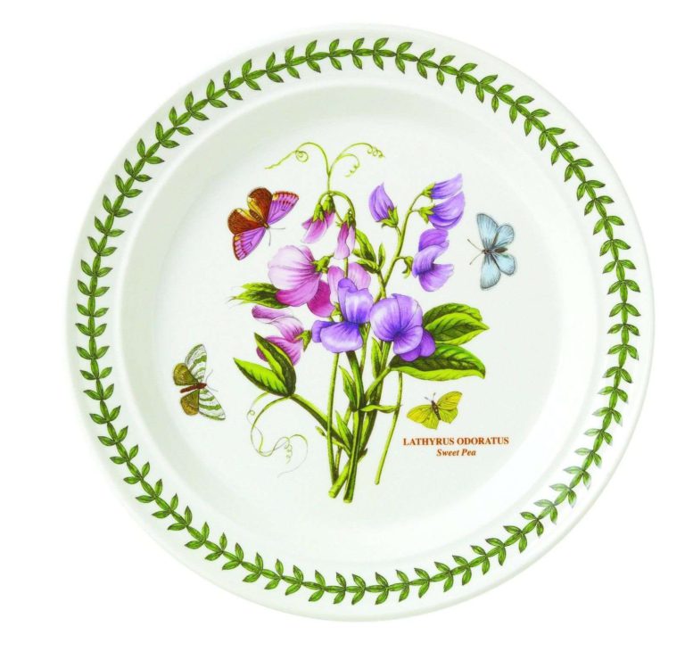 Portmeirion Botanic Garden Dinner Plates Set Of 6 Assorted Motifs - $146.95