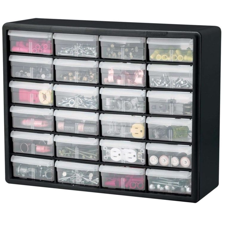 Akro-Mils 10724 24-Drawer Plastic Parts Storage Hardware And Craft Cabinet 20.. - $36.95