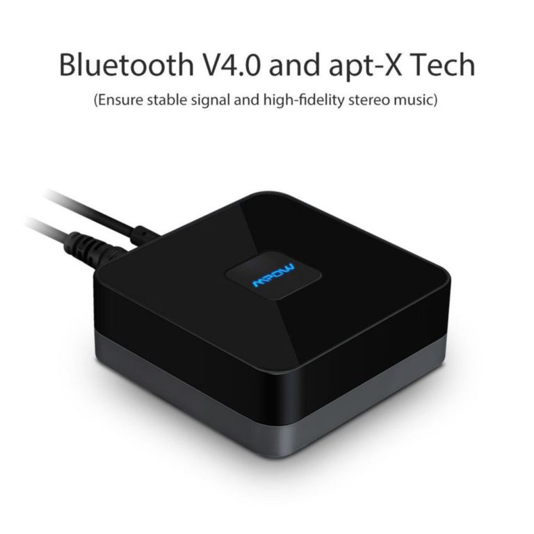 Mpow Bluetooth 4.0 Receiver Wireless Audio Adapter With Nfc-Enabled Apt-X Tec.. - $24.95