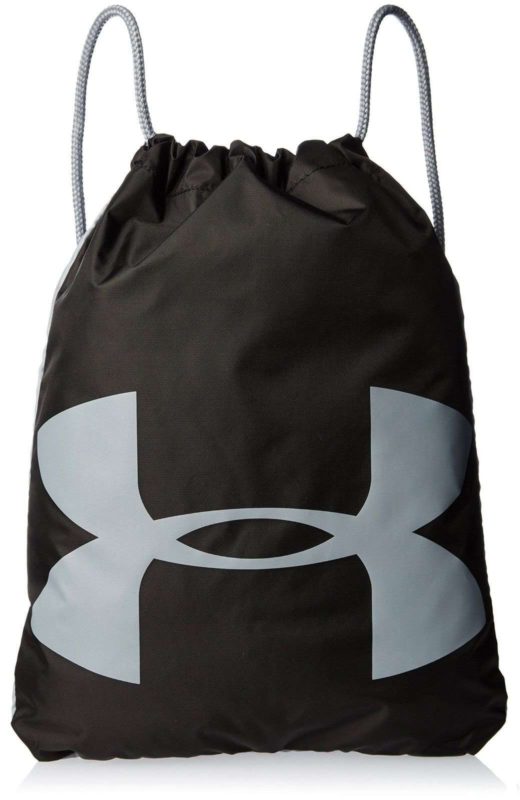 Under Armour Ozsee Sackpack Black/Steel One Size - $18.95
