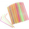 Chefland Disposable Drinking Straws 400 Count Neon Colored Flexible Straws Fo.. - $63.95