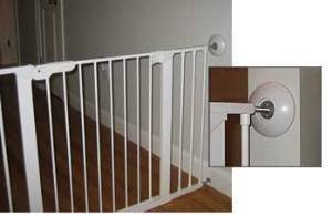 Our Full Size Wall Saver for Baby Gates Makes Gate Installations Safer/More Secure-Guards Your Walls from Safety Gate Damage-Works with All Walk-Through Pressure Mounted Child Safety Gates-2 pack 2 Top Wall Savers - $13.95