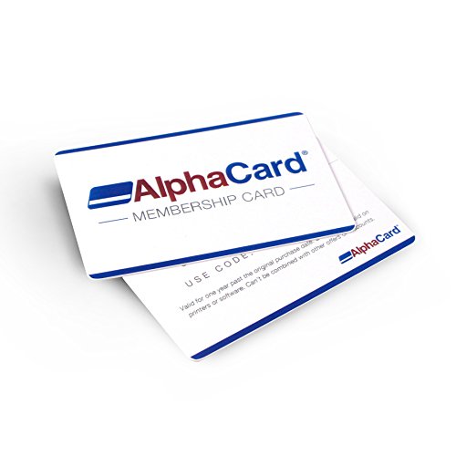 Complete AlphaCard ID Card Printer Bundle: AlphaCard Pilot ID Printer, AlphaCard ID Software, ID Supplies (Complete Bundle for PCs, Pilot Printer) Complete Bundle for PCs - $843.95