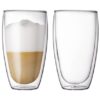 Bodum Pavina Glass, Double-Wall Insulate Glass, Clear, 15 Ounces Each (Set of 2) 15 oz. retail_packaging - $15.95