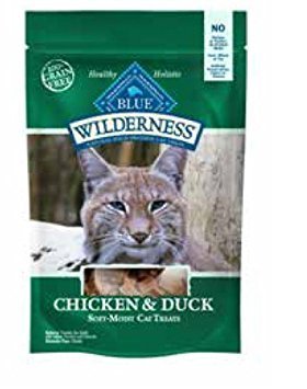 Blue Buffalo Wilderness Soft-Moist Grain-Free Cat Treats Variety Pack - 4 Flavors (Chicken & Duck, Chicken & Trout, Chicken & Salmon, and Chicken & Turkey) - 2 Oz Each (4 Total Pouches) - $25.95