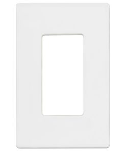 ENERLITES Screwless Decorator Wall Plates Child Safe Outlet Covers, Size 1-Gang 4.68" H x 2.93" L, Polycarbonate Thermoplastic, SI8831-W-10PCS, White (10 Pack) - $25.95