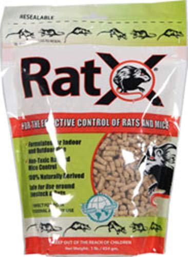 EcoClear Products 620101, RatX All-Natural Non-Toxic Humane Rat and Mouse Killer Pellets, 1 lb. Bag - $24.95