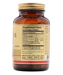 Solgar - Vitamin E 400 IU Mixed (d-Alpha Tocopherol & Mixed Tocopherols) 100 Softgels - $18.95