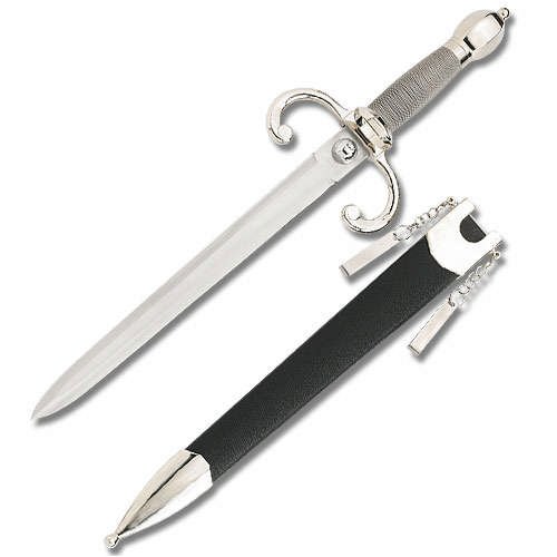 Renassaince Main Gauche Dagger Medieval Sword w/ Ring - $38.95