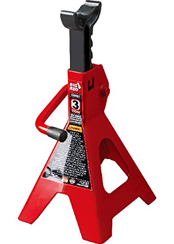 Torin Big Red Steel Jack Stands: 3 Ton Capacity, 1 Pair - $29.95