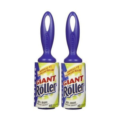 Evercare Giant Lint Roller, Extra Large Sheets, 60 Ct2 Ct (Quantity Of 4) Swiftsly