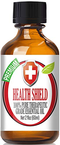 Health Shield 100% Pure, Best Therapeutic Grade Essential Oil - 60ml - Cassia, Clove, Eucalyptus,Lemon, and Rosemary 2 Fl. Oz - $33.95