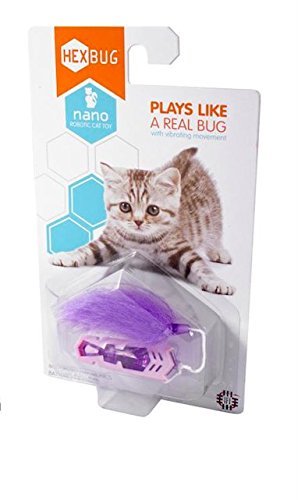 HEXBUG Nano Robotic Bug Cat Kitten Motorized Toy Purple/Pink - $36.95