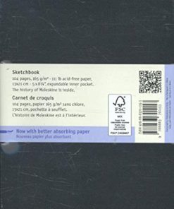 Moleskine Art Sketchbook, Hard Cover, Large (5" x 8.25") Plain/Blank, Black 6 41n5iKlszYL
