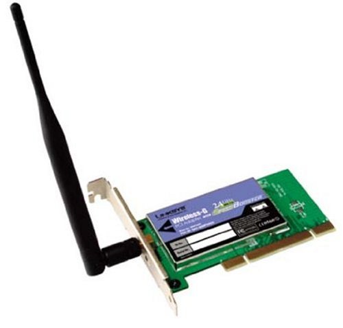 Cisco-Linksys WMP54GS Wireless-G PCI Card with SpeedBooster - $20.95