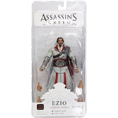 NECA Assassins Creed Brotherhood Exclusive Action Figure Master Assassin Ezio UNhooded IVORY Version toys [ parallel import goods ] - $43.95
