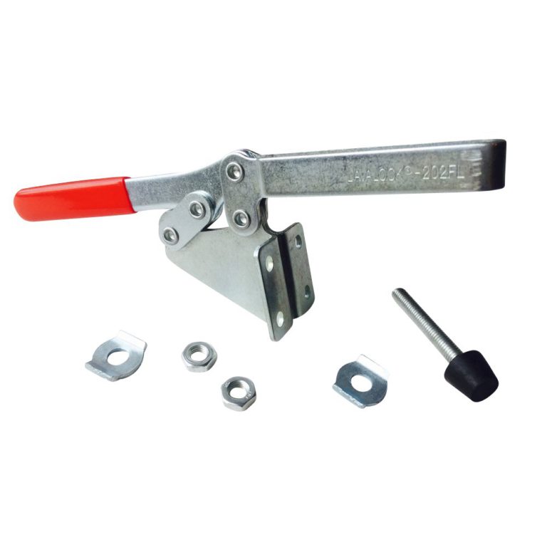 Smoker lid clamp, SIDE mount PUSH (1) BBQ toggle clamps Horizontal Handle Toggle Clamp 202 FL - $19.95