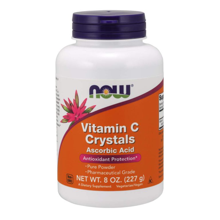 Now Supplements, Vitamin C Crystals Ascorbic Acid, 100% Pure Powder, 8-Ounce 8 Ounces - $12.95