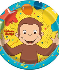 Curious George Birthday Party Supplies Set Large Plates & Napkins Tableware Kit for 16 - $25.95