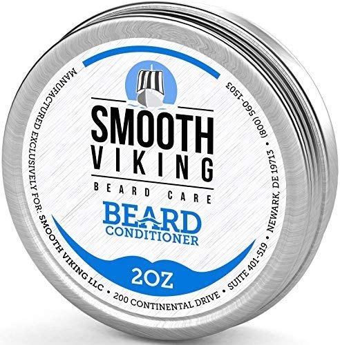 Beard Conditioner for Men - Encourages Growth – Leave-in Wax Conditioner That Softens and Soothes Itching - Made with Argan Oil Beeswax and Shea Butter - 2 OZ – Smooth Viking - $18.95