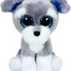 Ty Beanie Boos Whiskers The Grey Schnauzer Dog Plush - $27.95