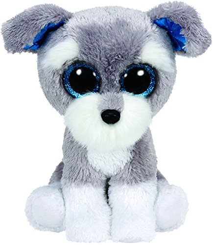 Ty Beanie Boos Whiskers The Grey Schnauzer Dog Plush - $28.95