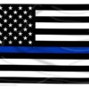 Pointview Flags Thin Blue Line American Flag - Thin Blue Line USA - Bright and Vivid Color, Double Stitched - Honoring Law Enforcement Officers - 3 x 5 ft with Grommets - $21.95