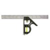 Swanson Tool TC132 12-Inch Combo Square (Cast Zinc Body, Stainless Steel Ruler and Brass Bolt) 12" (inches) - $12.95