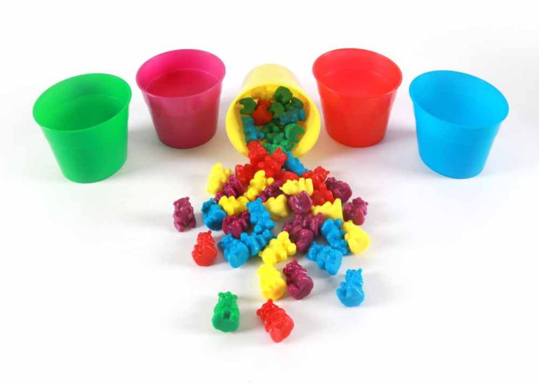 50 Counting Bears with 5 Cups - $17.95