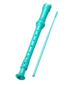 KINGSO 8-Hole Soprano Descant Recorder With Cleaning Rod + Case Bag Music Instrument (Green) Green - $11.95