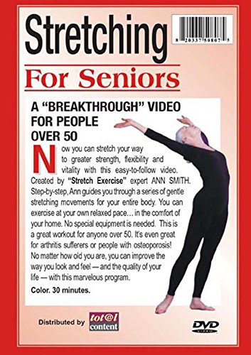 Ann Smith: Stretching for Seniors-greater strength, flexibility, vitality, Easy-To-Follow, Painless, Step-By-Step, Relaxed, Over-50 - $13.95