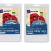 2 Pack Avery No-Iron Clothing Labels, White, Assorted, Pack of 45 (40700) 1 - $35.95